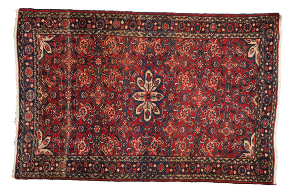 3.5x5.5 Vintage Hamadan Rug // ONH Item 11823