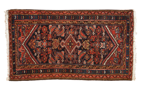 2.5x4.5 Vintage Hamadan Rug // ONH Item 11829