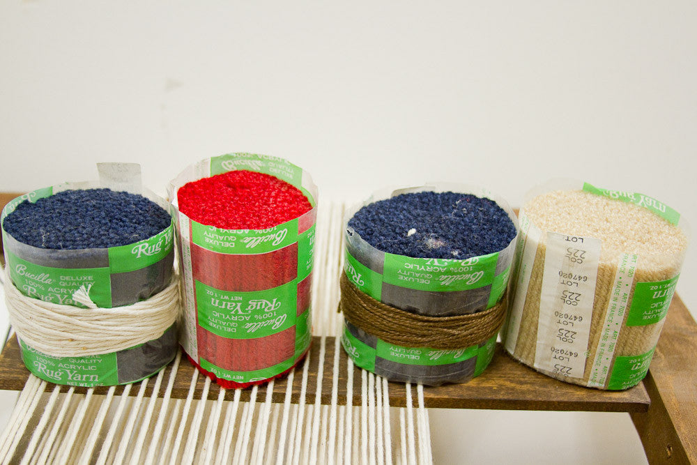 Vintage Table Top Oriental Rug Loom