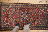 Borchalou rug's dense field of germinating plants and winding vines.