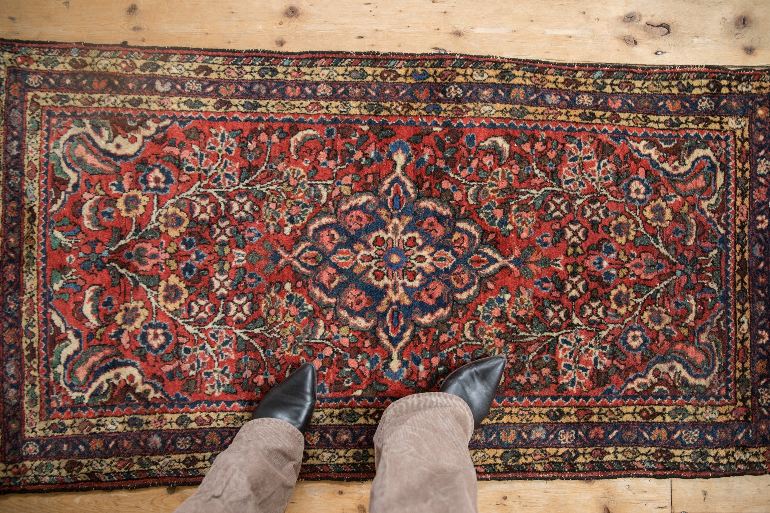 2.5x5 Vintage Borchalou Rug Runner // ONH Item 11831 Image 1