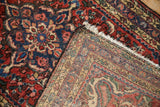 Tight, patterned foundation and restored side selvedge of a vintage Borchalou rug.