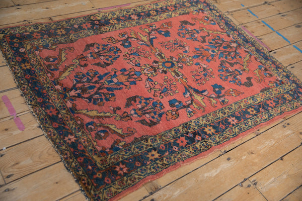 3.5x4.5 Vintage Lilihan Square Rug // ONH Item 11836 Image 9