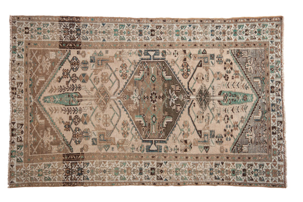 4x7 Vintage Distressed Hamadan Rug // ONH Item 11843