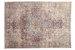 7x9.5 Vintage Distressed Sparta Carpet // ONH Item 11849