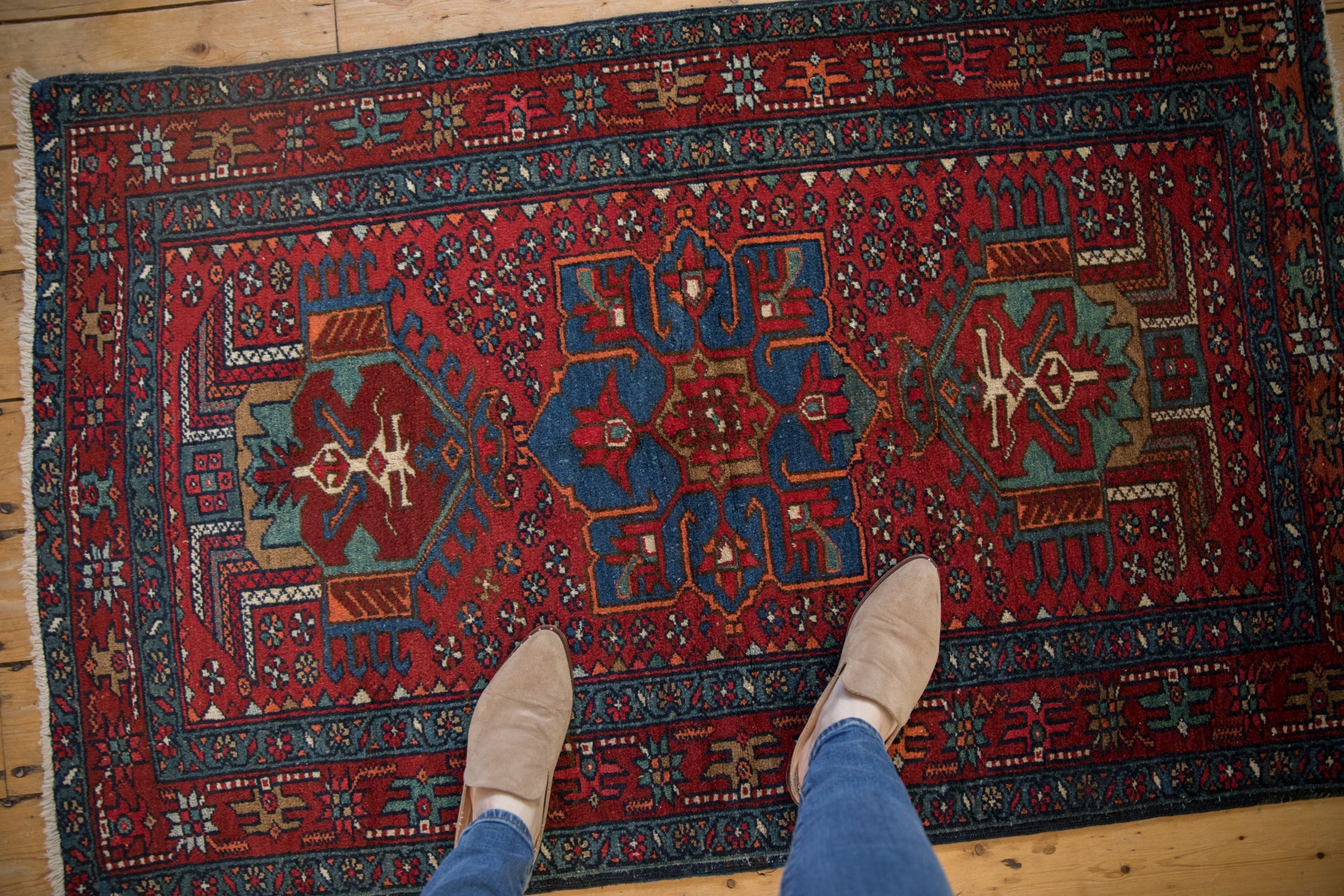 3x5 Vintage Fine Karaja Rug // ONH Item 11852 Image 1
