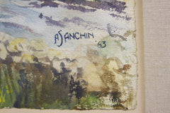 Sanchin Countryside Watercolor // ONH Item 1186 Image 3