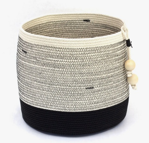Large Planter Cotton Rope Basket // ONH Item 11930