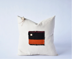 Limited Edition Vintage Aguayo Weaving 20x20 Pillow // ONH Item 11877