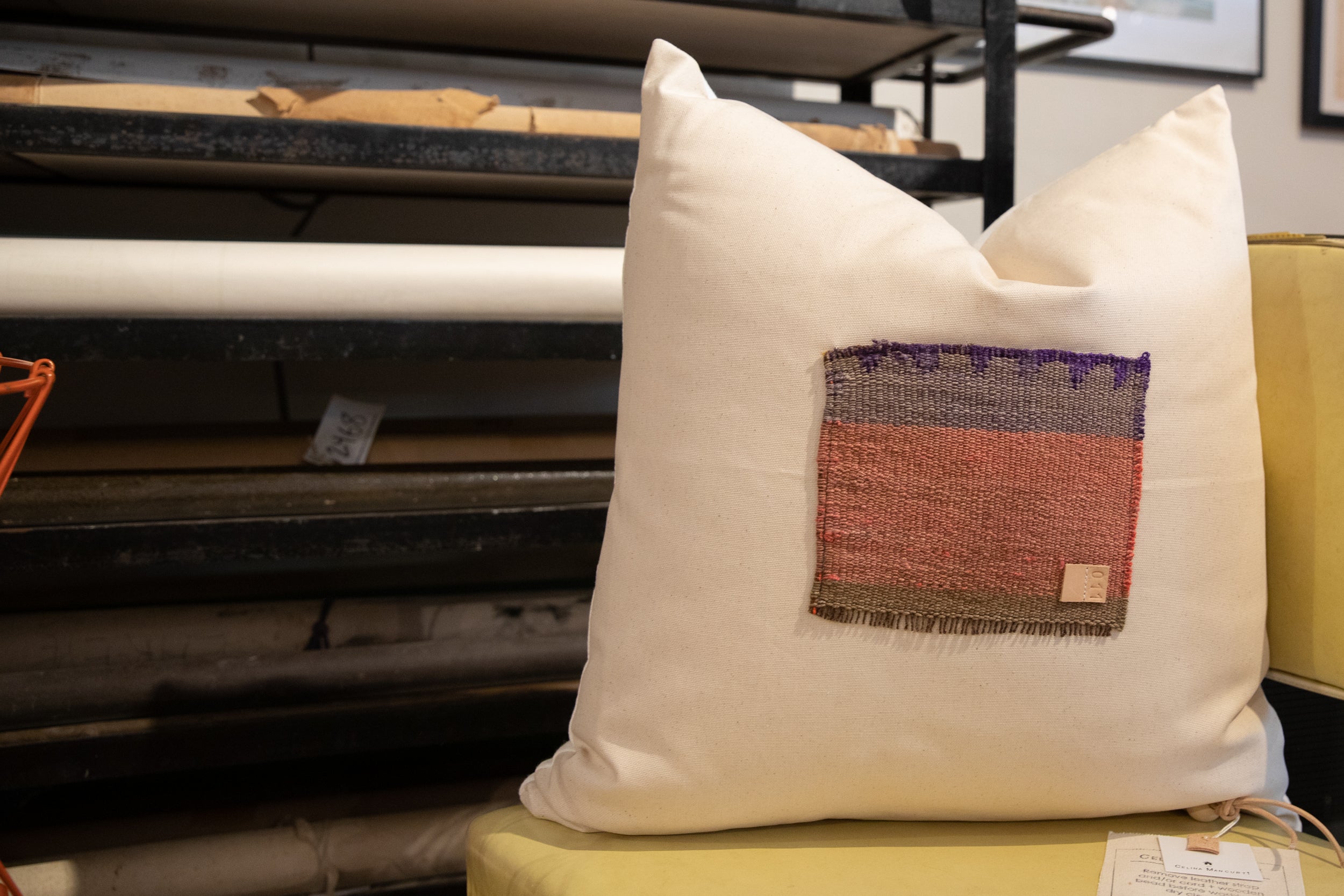 Limited Edition Vintage Aguayo Weaving 20x20 Pillow #11 // ONH Item 11879 Image 1