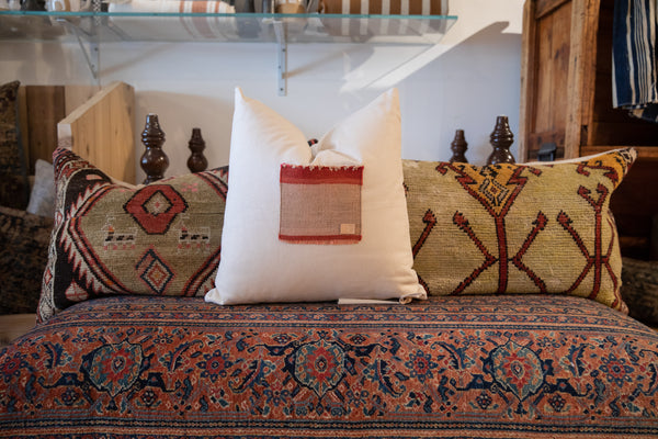 Limited Edition Vintage Aguayo Weaving 20x20 Pillow #13 // ONH Item 11882 Image 1