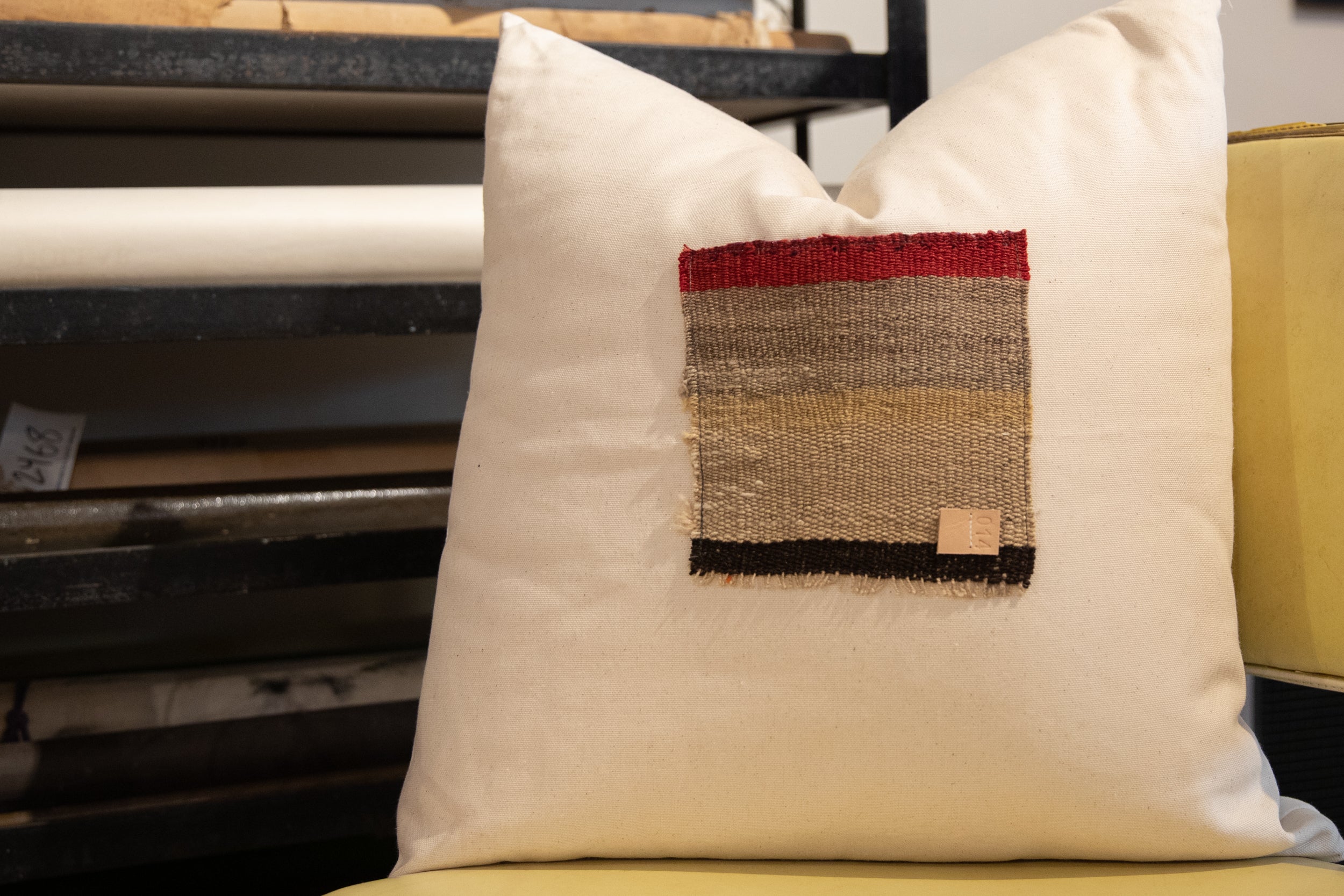 Limited Edition Vintage Aguayo Weaving 20x20 Pillow #14 // ONH Item 11883 Image 1