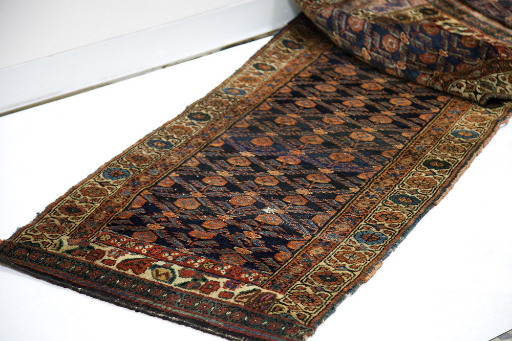 2.5x9 Persian Kurdish Rug Runner // ONH Item 1190 Image 1