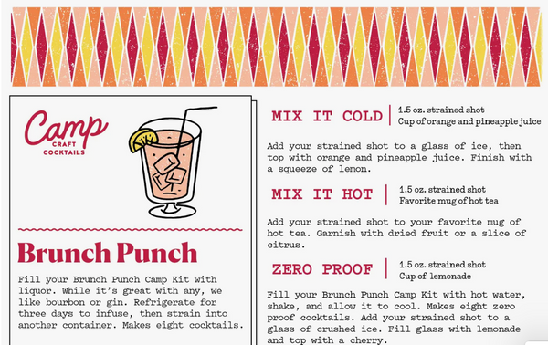 Camp Craft Cocktail Brunch Punch // ONH Item 11918 Image 2
