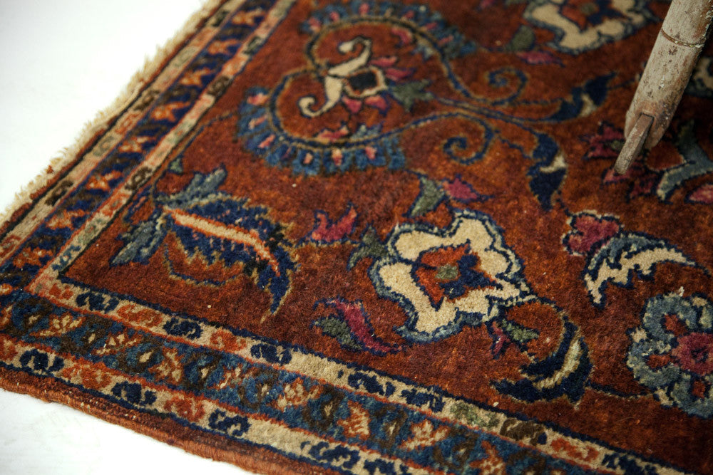 3x4 Vintage Burgundy Persian Rug // ONH Item 1193 Image 1