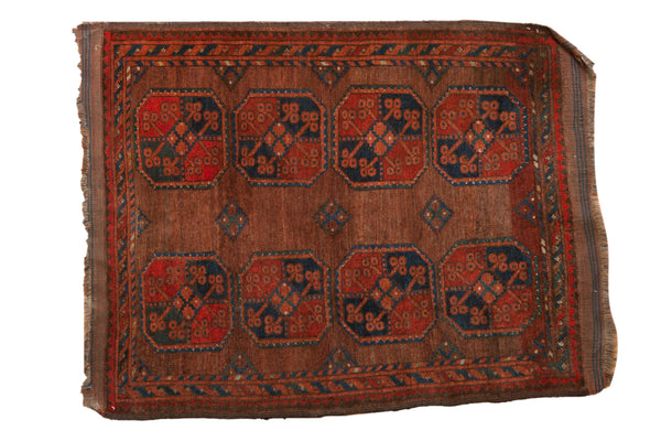 3x4 Vintage Beshir Square Rug // ONH Item 11937