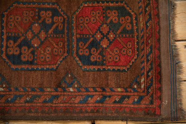 3x4 Vintage Beshir Square Rug // ONH Item 11937 Image 2