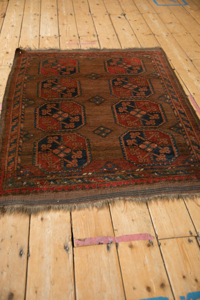 3x4 Vintage Beshir Square Rug // ONH Item 11937 Image 5