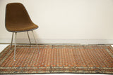 Fine early 20th century Mir Serbend Persian rug, rusty red allover pattern, 3'5