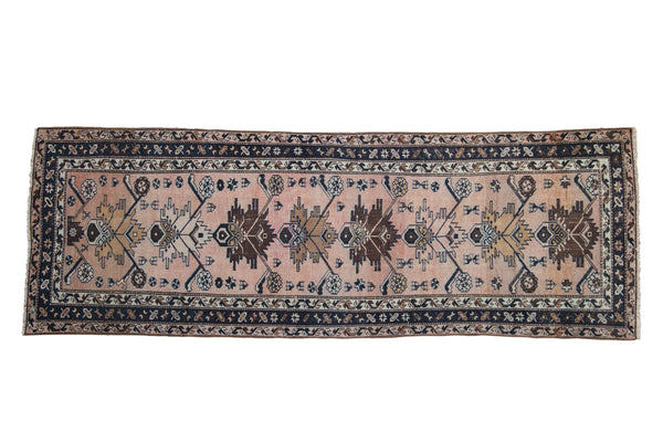3.5x10 Vintage Hamadan Rug Runner // ONH Item 11977