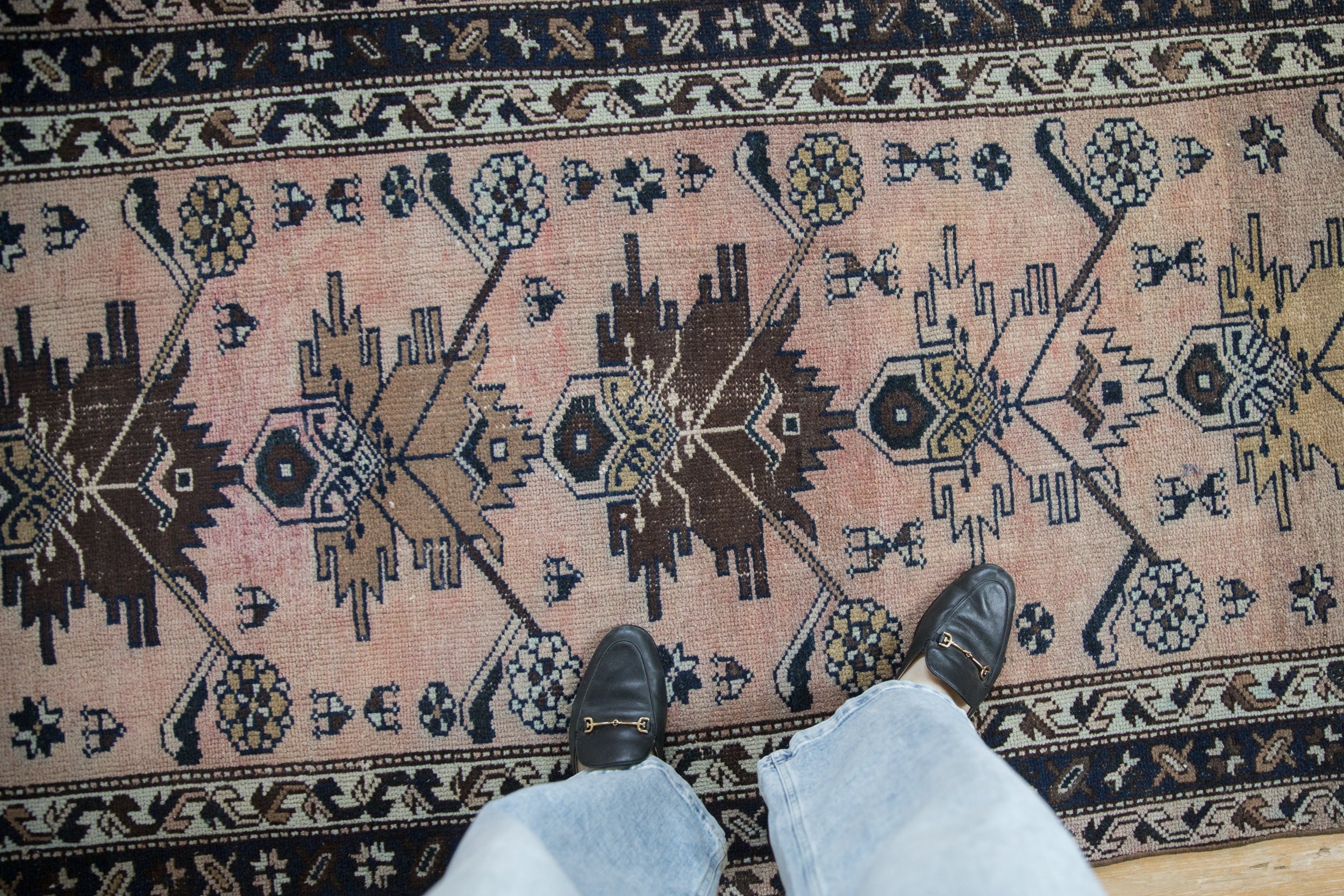 3.5x10 Vintage Hamadan Rug Runner // ONH Item 11977 Image 1