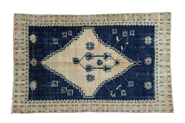 4.5x7.5 Vintage Distressed Oushak Rug // ONH Item 11978