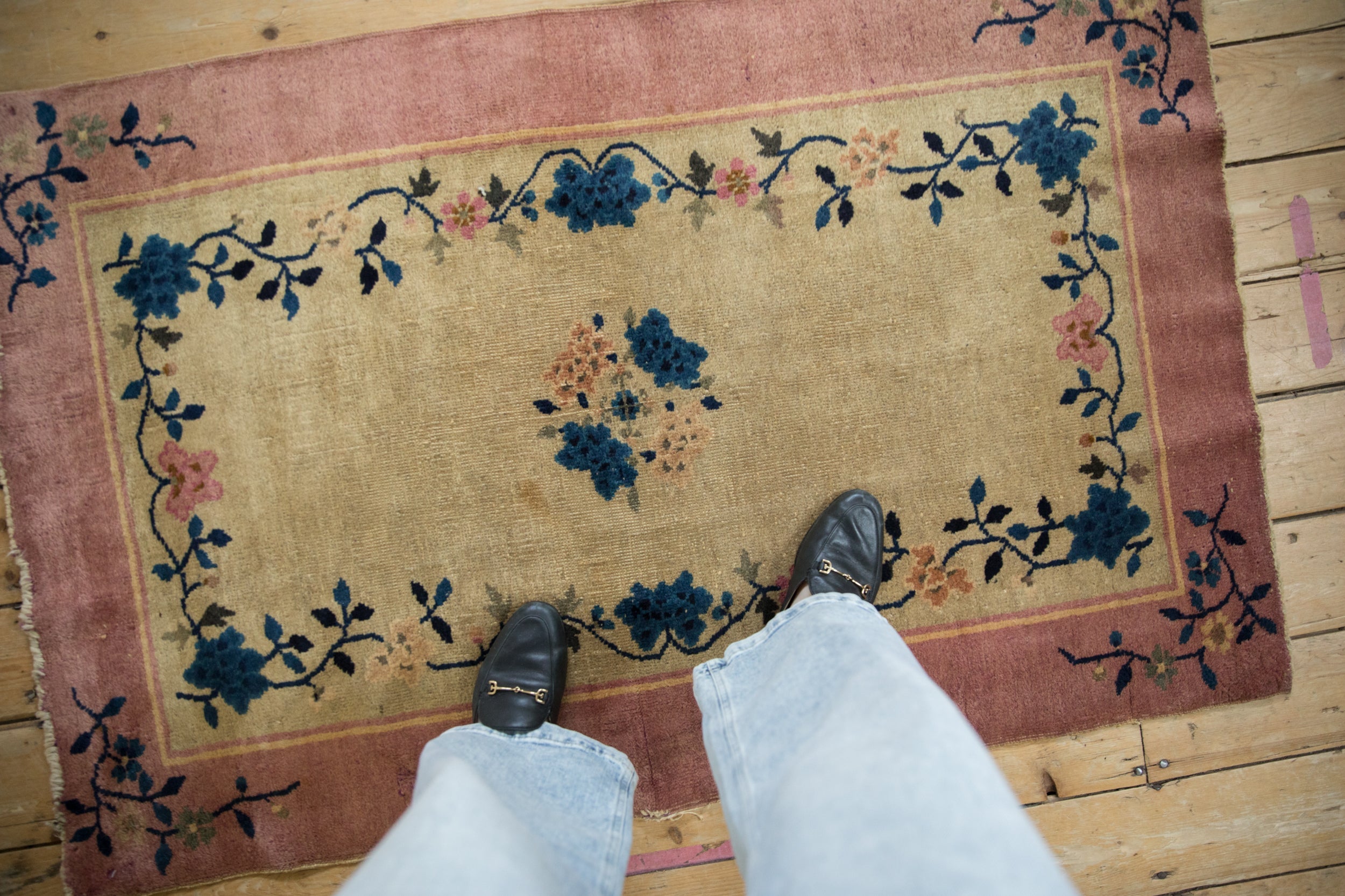 3x5 Vintage Nichols Art Deco Rug // ONH Item 11979 Image 1