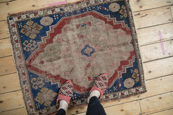 3x3 Antique Caucasian Square Rug // ONH Item 11983 Image 1