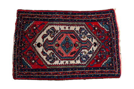 2x3 Vintage Hamadan Rug Mat // ONH Item 11985