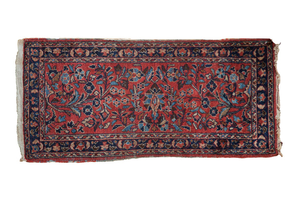 1.5x3 Vintage Fine Lilihan Rug Mat // ONH Item 11990