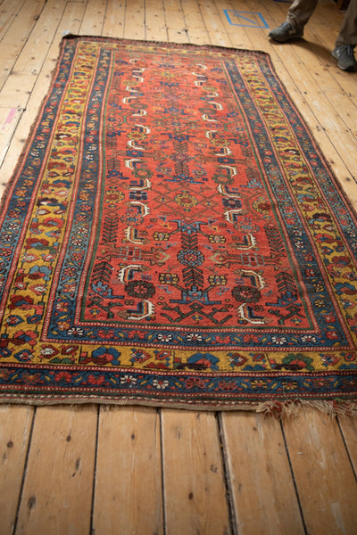 4x7.5 Antique Kurdish Bijar Rug // ONH Item 11998 Image 7