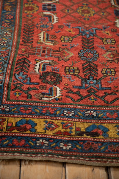4x7.5 Antique Kurdish Bijar Rug // ONH Item 11998 Image 8