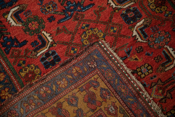 4x7.5 Antique Kurdish Bijar Rug // ONH Item 11998 Image 10