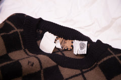 Vintage Fendi Argyle Sweater // Unisex Size L - XL // ONH Item 1695 Image 5