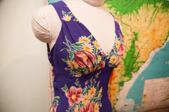 Vintage Betsey Johnson Floral Flowing Dress // Size 4 - 6 or XS - S // ONH Item 1711 Image 5