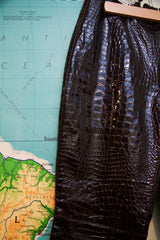 Vintage Michael Kors Crocodile Pants // Size 2 - 4 // Ladies Leather // ONH Item 1707 Image 3