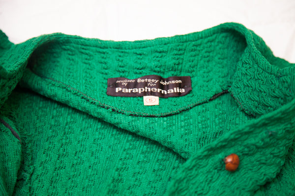 Vintage 60s Betsey Johnson Paraphernalia Green Dress // St. Patricks Day Outfit // Size 0 - 2 // ONH Item 1662 Image 1