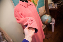 Vintage 90s Versace Couture Pink Coat // Size L - XL // ONH Item 1694 Image 5