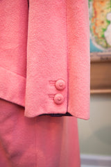 Vintage 90s Versace Couture Pink Coat // Size L - XL // ONH Item 1694 Image 8