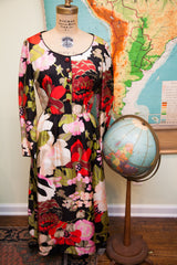 Vintage 1960s Saks Fifth Avenue Floral Dress // Size 4 - 6 // ONH Item 1664 Image 2