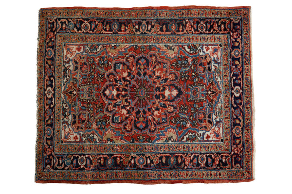 3x4 Vintage Fine Heriz Square Rug // ONH Item 12001