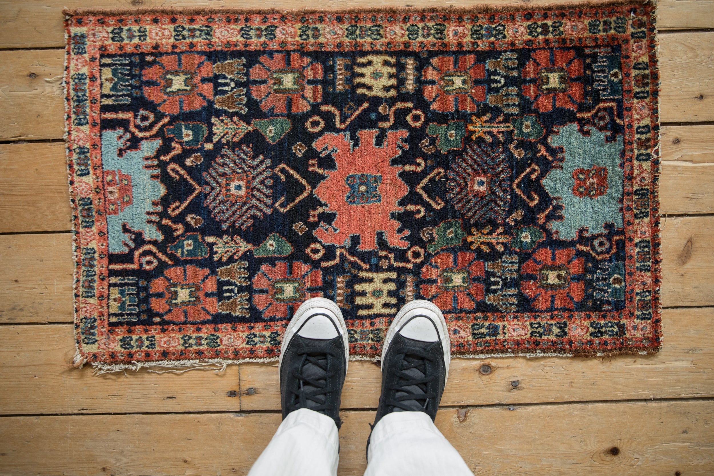 1.5x3 Antique Senneh Rug Mat // ONH Item 12002 Image 1