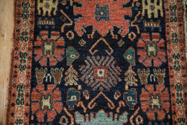 1.5x3 Antique Senneh Rug Mat // ONH Item 12002 Image 7