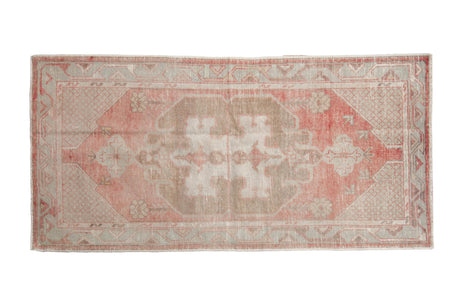 Vintage Distressed Oushak Rug Runner // ONH Item: 12017