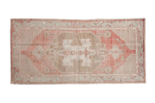 Vintage Distressed Oushak Rug Runner // ONH Item: 12017