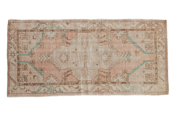 Vintage Distressed Oushak Rug Runner // ONH Item: 12019