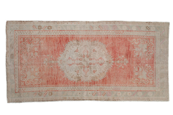 Vintage Distressed Oushak Rug Runner // ONH Item: 12020