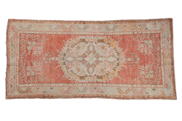 Vintage Distressed Oushak Rug Runner // ONH Item: 12021