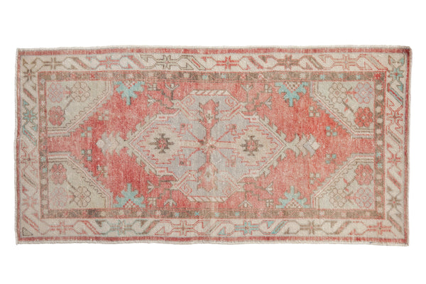 Vintage Distressed Oushak Rug Runner // ONH Item: 12022