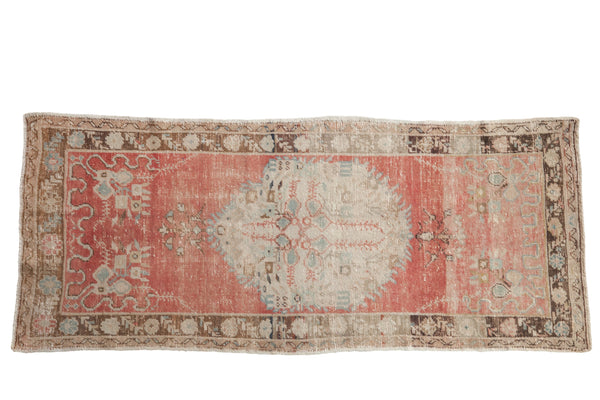 Vintage Distressed Oushak Rug Runner // ONH Item: 12023
